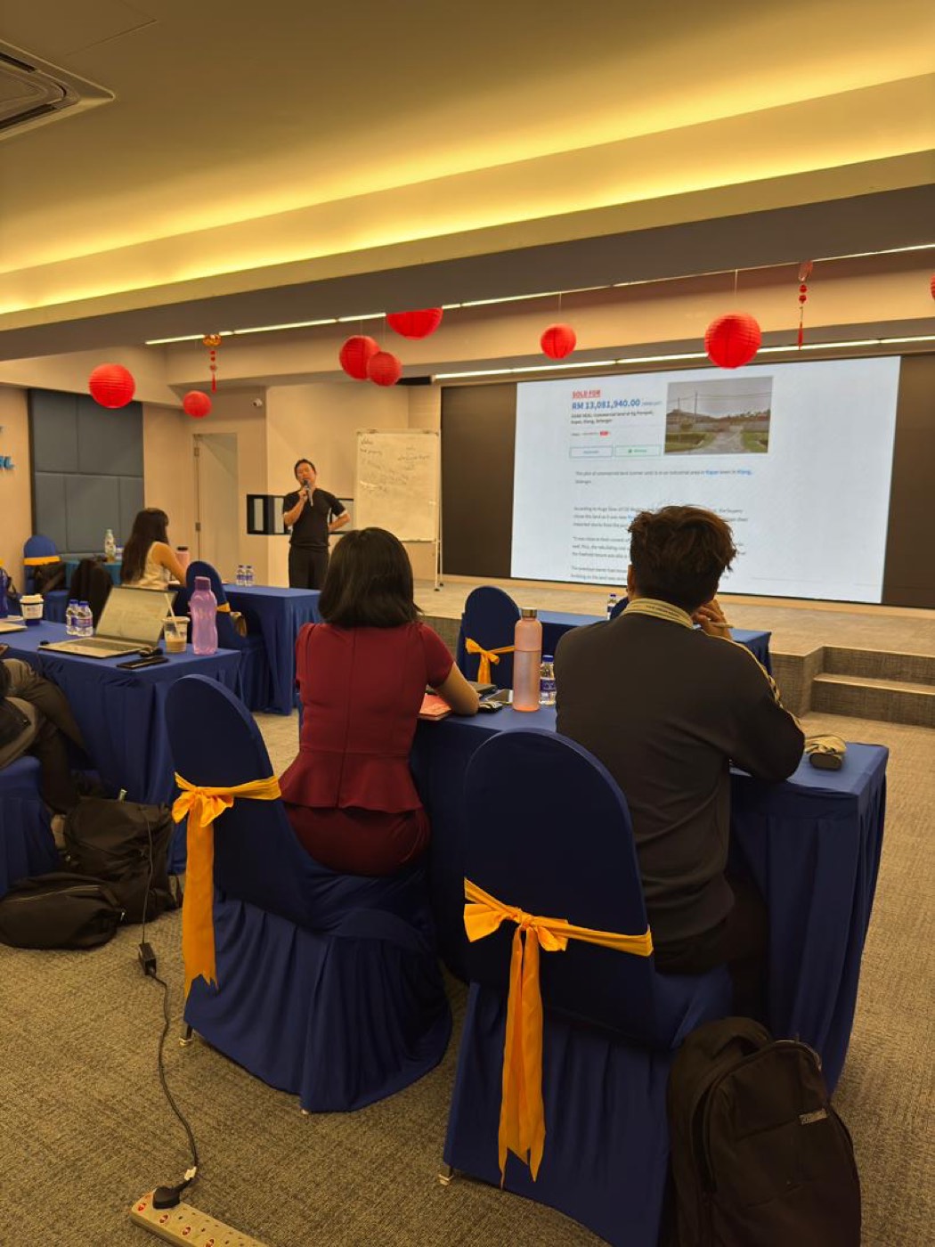 Corporate training session